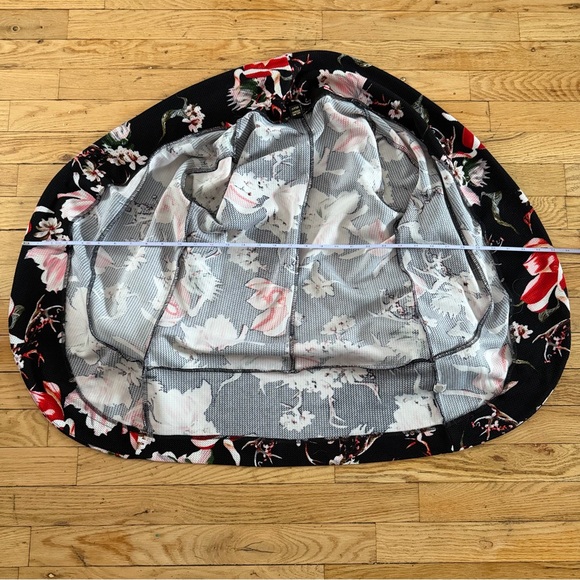 Revamped Bold Black, Pink and Red Floral Soft Blazer - Picture 8 of 8